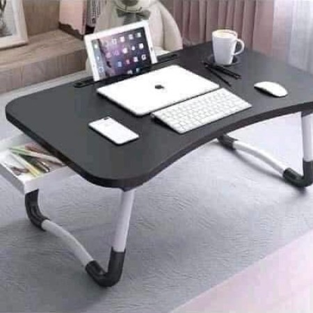 Foldable Laptop Table {Black color + Dawar }