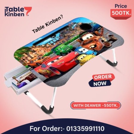 Foldable Laptop Table with Dawar { Car  }
